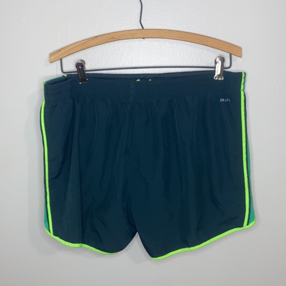 🦋Grey with blue and green detail Nike Dri-fit shorts! - Picture 9 of 10